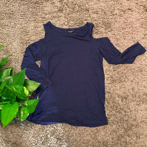 Banana Republic | Blue Cold Shoulder Shirt